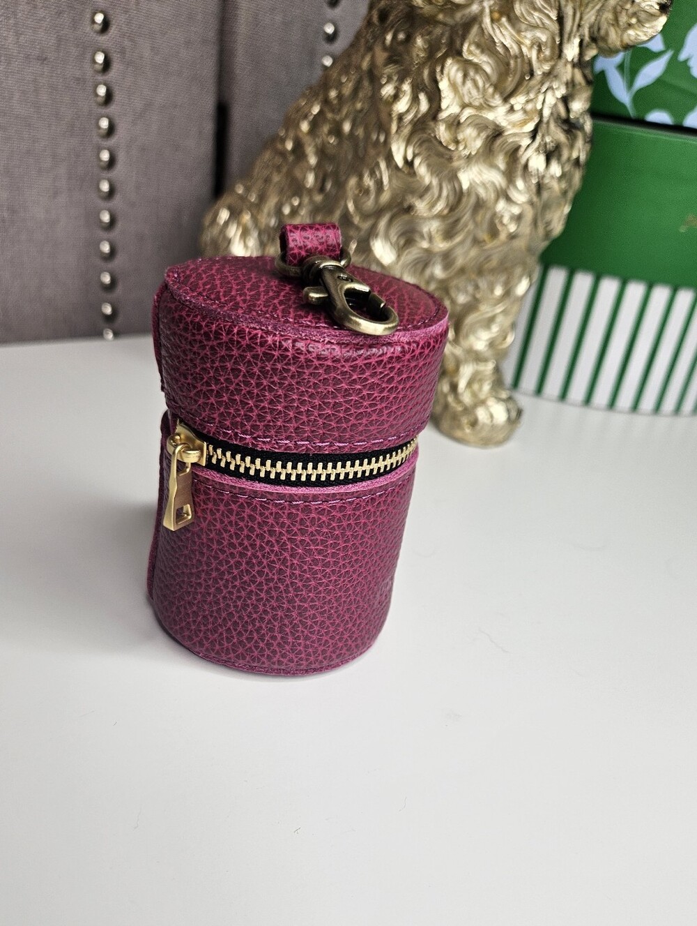 Portland Leather Goods Rollie Pouch Cosmo Pink - Picture 6 of 10